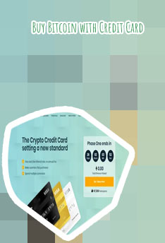 Credit card to buy crypto